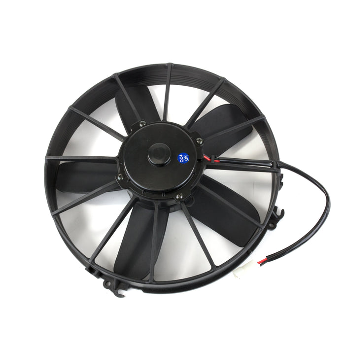 Top Street Performance HC7212 Pro Flow Universal Straight-Blade 12" Black Cooling Fan - Truck Part Superstore