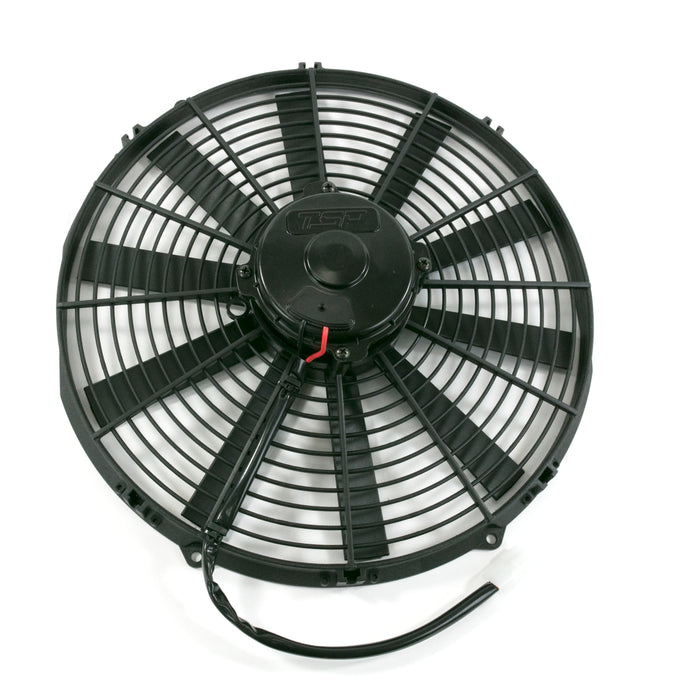 Top Street Performance HC7214 Pro Flow Universal Straight-Blade 14" Black Cooling Fan - Truck Part Superstore