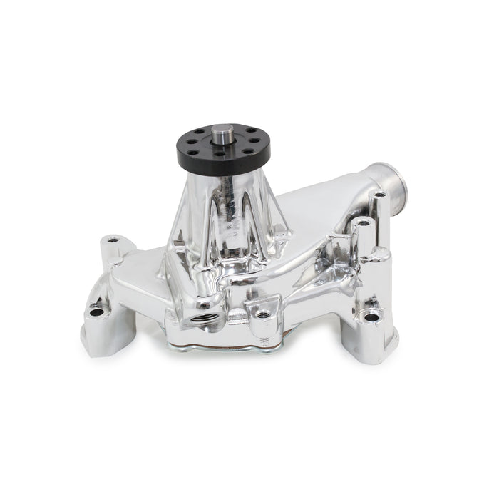 Top Street Performance HC8012C Chevrolet Small Block Long Neck Chrome Aluminum High Flow Mechanical Water Pump - Truck Part Superstore