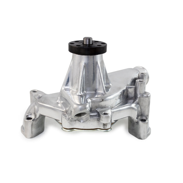 Top Street Performance HC8014P Mechanical Water Pump; Aluminum; Polished; Chevrolet SB Long Neck; Reverse - Truck Part Superstore