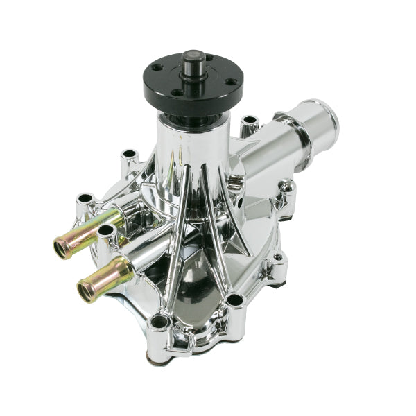 Top Street Performance HC8054C Mechanical Water Pump; Aluminum; Chrome; Ford Small Block; Reverse - Truck Part Superstore