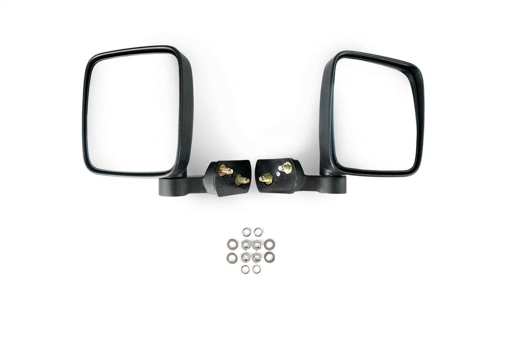 DV8 Offroad HDJL-01F Jeep JL/JT Half Doors Aluminum W/Perforated Aluminum Screens (Front) 18-Present Wrangler JL 4 Door DV8 Offroad - Truck Part Superstore