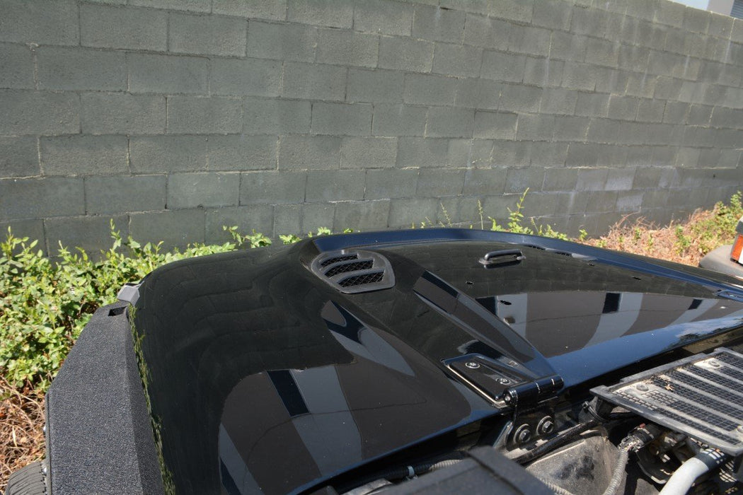 DV8 Offroad HDMB07-TA Jeep JK Rubicon 10th Anniversary Replica Hood 07-18 Wrangler JK DV8 Offroad - Truck Part Superstore