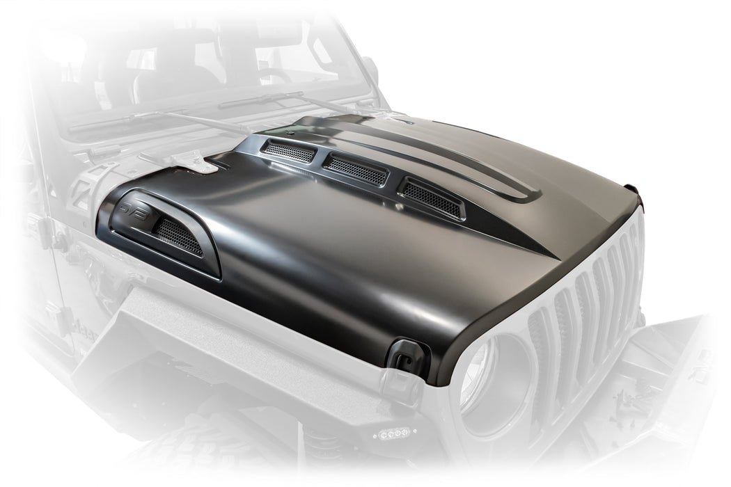 DV8 Offroad HDMBJL-01 Jeep JL Heat Hood 18-Present Wrangler JL DV8 Offroad - Truck Part Superstore
