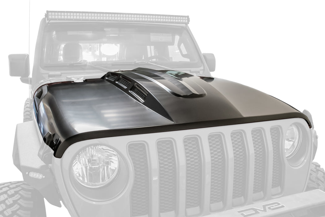 DV8 Offroad HDMBJL-01 Jeep JL Heat Hood 18-Present Wrangler JL DV8 Offroad - Truck Part Superstore