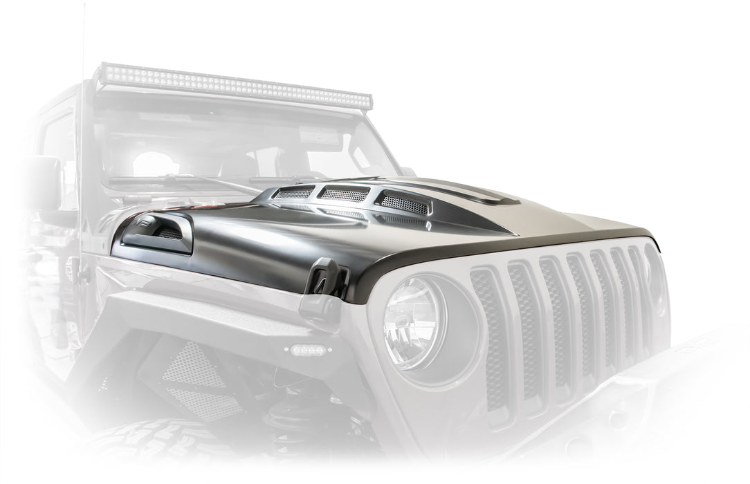 DV8 Offroad HDMBJL-01 Jeep JL Heat Hood 18-Present Wrangler JL DV8 Offroad - Truck Part Superstore