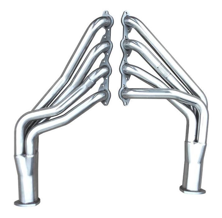 Pypes Performance Exhaust HDR100S Exhaust Header 67-74 Chevy Big Block 2 in Primary 3.5 in Collector Long Tube Incl 3.5 in To 2/5 in Collector Reducer/Reducers/Bolts/Gaskets Polished 304 Stainless Steel Pypes Exhaust - Truck Part Superstore
