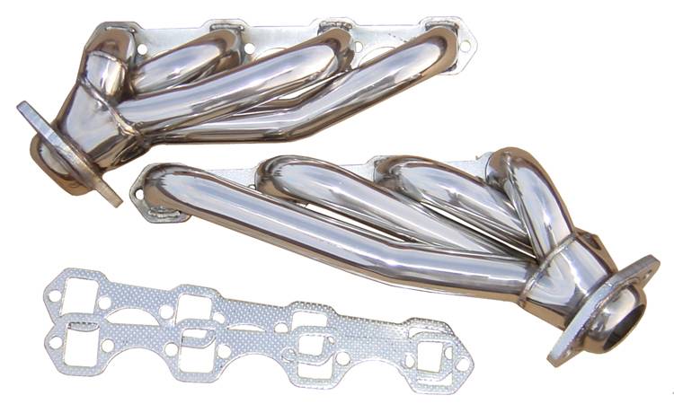 Pypes Performance Exhaust HDR50S Shorty Exhaust Header 79-93 Ford Mustang 50 Hardware/Gaskets Incl Polished 304 Stainless Steel Pypes Exhaust - Truck Part Superstore