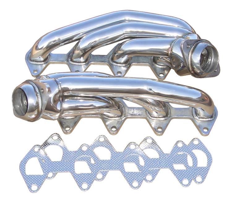 Pypes Performance Exhaust HDR54S Shorty Exhaust Header 05-10 Mustang GT Hardware/Gaskets Incl Polished 304 Stainless Steel Pypes Exhaust - Truck Part Superstore