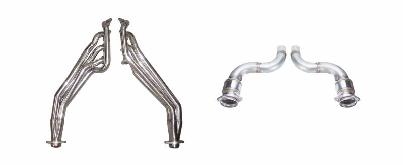 Pypes Performance Exhaust HDR79SK-1 18-21 Mustang Long Tube Header Kit With Catalytic Converters 304 Stainless Pypes - Truck Part Superstore