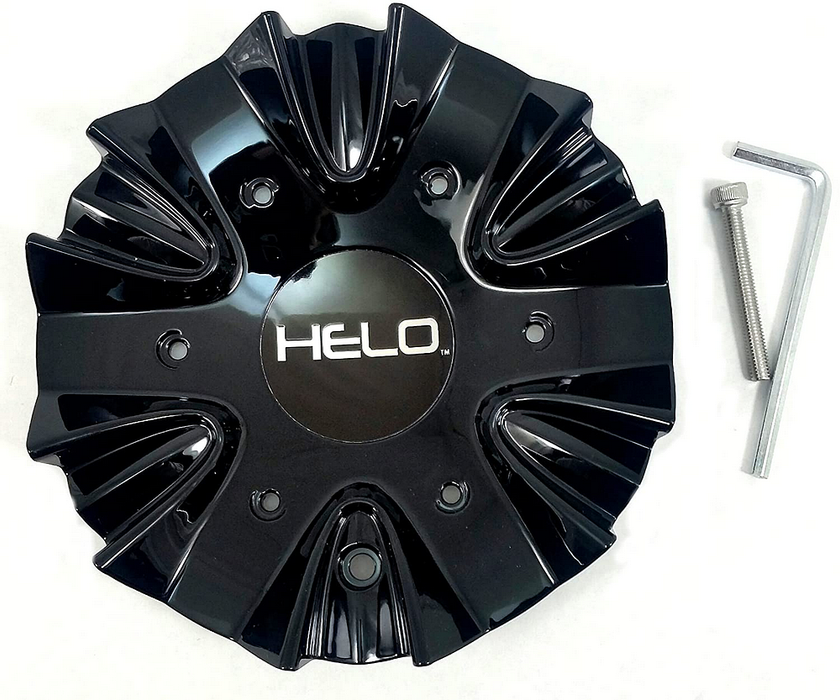 Helo HE866CB4 HLO CAP HE866 GLOSS BLACK W/O INSERTS - Truck Part Superstore