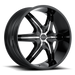 Helo HE89128527310 HE891 20X8.5 5X115/4.75 G-BLK W/ ACC 10MM - Truck Part Superstore