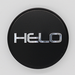 Helo HE899CAPB68-SB HE899 CAP SNAP IN 5X4.5/120 SATIN BLACK - Truck Part Superstore