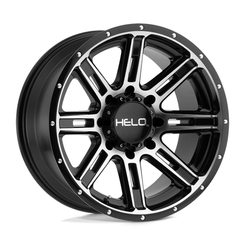Helo HE90021085524N HE900 20X10 5X5.5 G-BLK MACH -24MM - Truck Part Superstore
