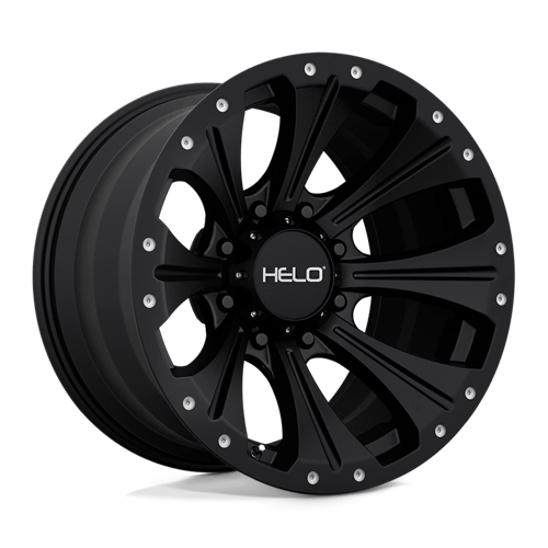 Helo HE90129068712N HE901 20X9 6X5.5 S-BLK -12MM - Truck Part Superstore