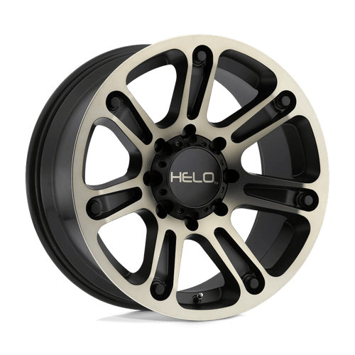 Helo HE90479050900 HE904 17X9 5X5.0 S-BLK MACH DTCC 00MM - Truck Part Superstore