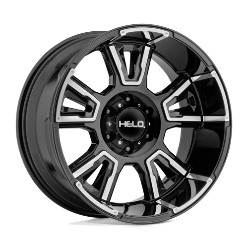 Helo HE91481050318N HE914 18X10 5X5.0 G-BLK MACH -18MM - Truck Part Superstore