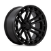 Fuel 1PC D71822008950 D718 22X10 6X135 MT-BLK -13MM - Truck Part Superstore