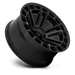 Fuel 1PC D71822008450 D718 22X10 6X5.5 MT-BLK -13MM - Truck Part Superstore