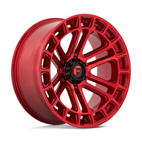 Fuel 1PC D71922008950 D719 22X10 6X135 GL-RED-MACH -13MM - Truck Part Superstore
