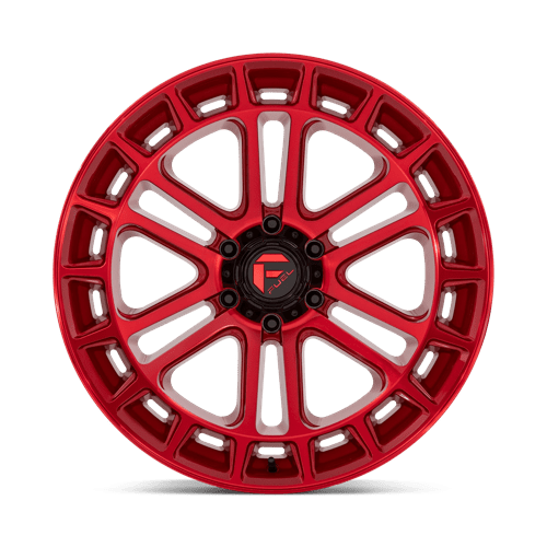 Fuel 1PC D71922008450 D719 22X10 6X5.5 GL-RED-MACH -13MM - Truck Part Superstore