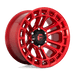 Fuel 1PC D71917908945 D719 17X9 6X135 GL-RED-MACH -12MM - Truck Part Superstore