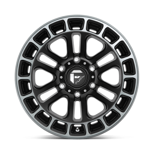 Fuel 1PC D72017908445 D720 17X9 6X5.5 MT-BLK-DDT-MCH -12MM - Truck Part Superstore