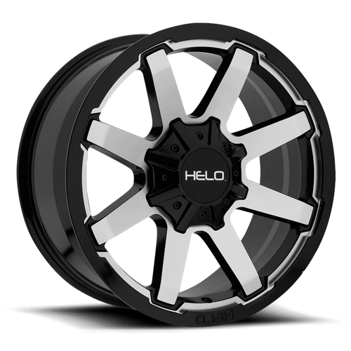 Helo HE90979067518 HE909 17X9 6X135/5.5 G-BLK MACH 18MM - Truck Part Superstore