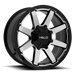 Helo HE90979067518 HE909 17X9 6X135/5.5 G-BLK MACH 18MM - Truck Part Superstore
