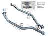 Pypes Performance Exhaust HFM36 Exhaust H Pipe Catted 99-04 Mustang 2.5 in H-Pipe Hardware Incl Natural 409 Stainless Steel Pypes Exhaust - Truck Part Superstore
