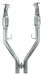 Pypes Performance Exhaust HFM55E Exhaust H Pipe Catted For Long Tubes 05-10 Mustang 2.5 in H-Pipe Hardware Incl Natural 409 Stainless Steel Pypes Exhaust - Truck Part Superstore
