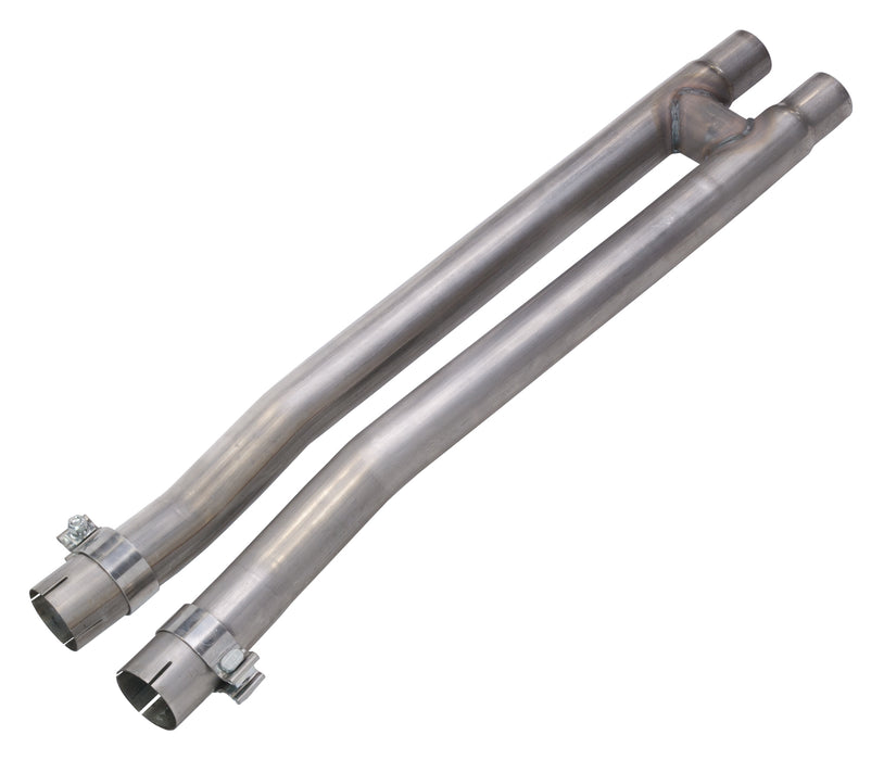 Pypes Performance Exhaust HFM78 Mustang Resonator Delete H Pipe Hardware Included 409 Stainless Steel Natural Finish Pypes Exhaust - Truck Part Superstore