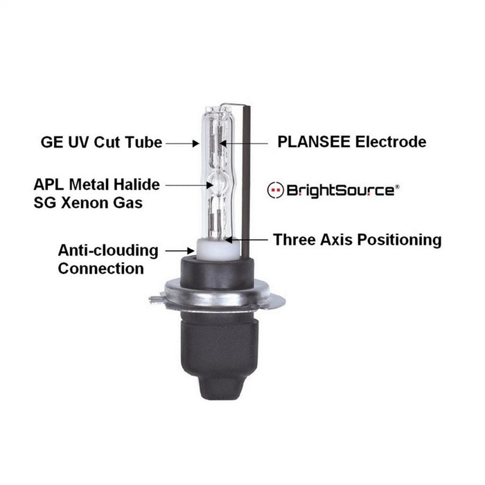 BrightSource D5S43 HID Bulb; Single; D5; 4300K; OE Replacement/Upgrade Bulb; 2 Year Warranty; - Truck Part Superstore