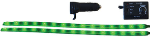 Vision X Lighting 4005594 12" Twin Pack Flexible LED Bars Green - Truck Part Superstore