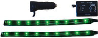 Vision X Lighting 4005549 6" Twin Pack Flexible LED Bars Green - Truck Part Superstore