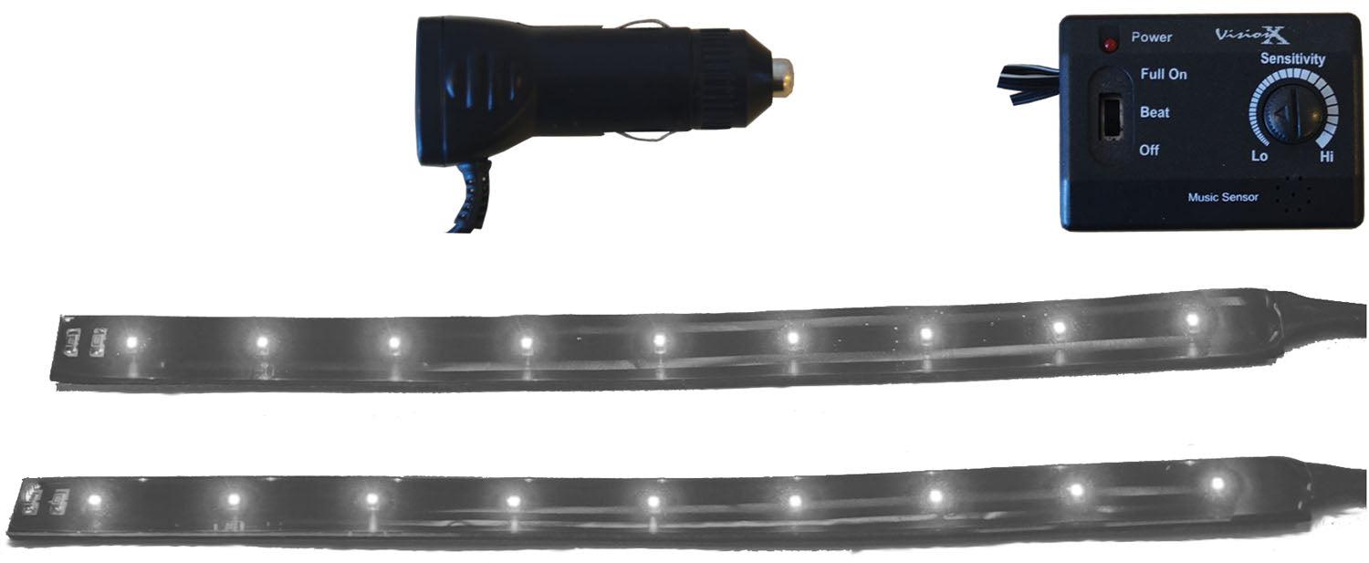 Vision X Lighting 4005563 6" Twin Pack Flexible LED Bars Multi Color - Truck Part Superstore