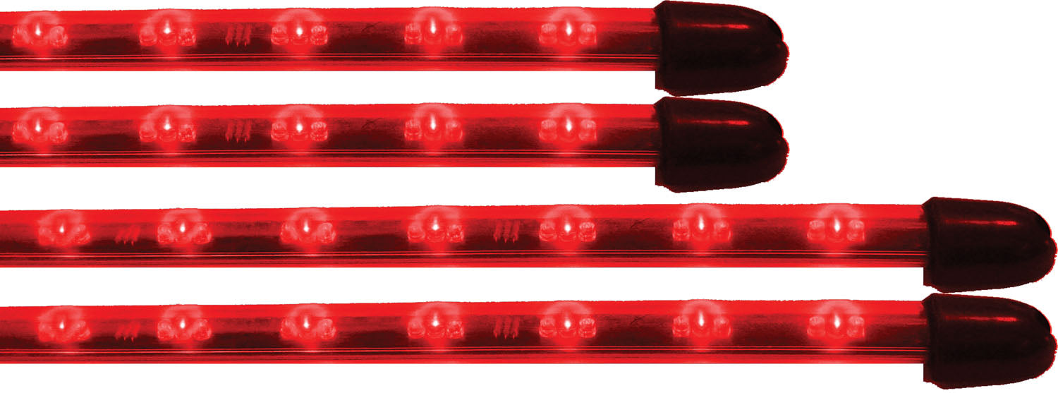 Vision X Lighting 4005037 Flexible LED Under Car Kit Red - Truck Part Superstore