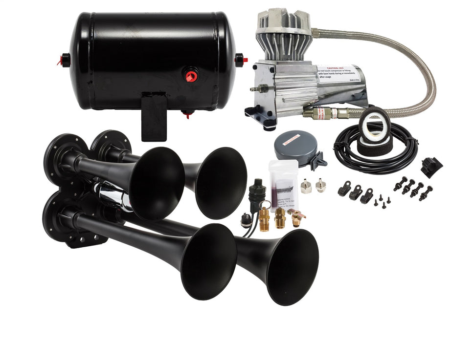 Kleinn Automotive Air Horns HK4-1 Pro Blaster™ Quad Air Horn Kit - Truck Part Superstore