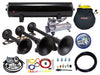 Kleinn Automotive Air Horns HK9-SLIMLINE Pro Blaster™ Triple Train Horn Kit - Truck Part Superstore