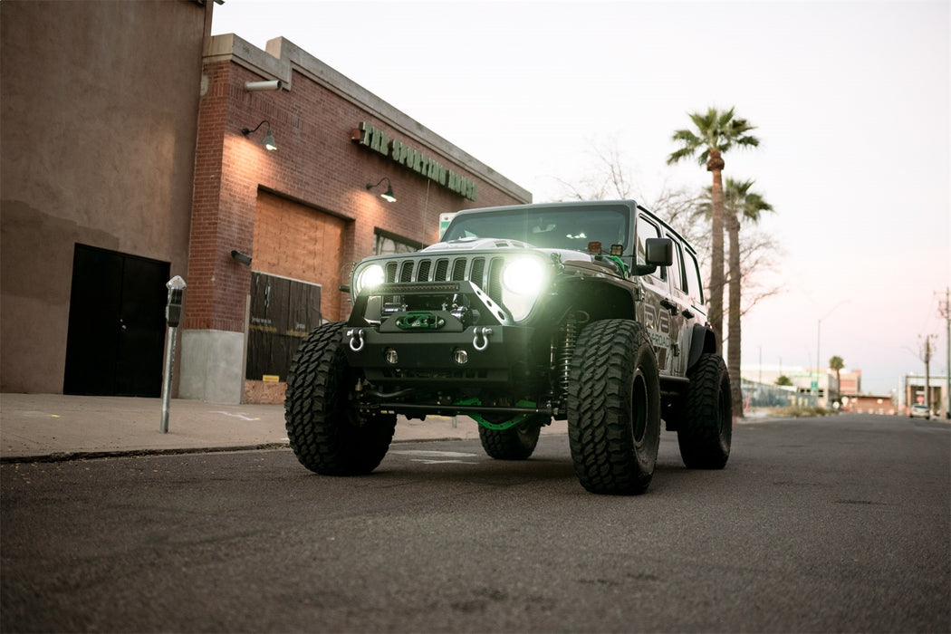 DV8 Offroad HLCJL-02 Led Headlights For 18-22 Wrangler JL 20-22 Jeep Gladiator Black DV8 Offroad - Truck Part Superstore