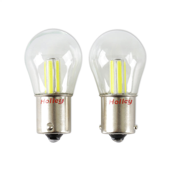 Holley HLED04 Holley Retrobright LED Bulb; 1156 Retrobright; 5700K; Modern White; - Truck Part Superstore