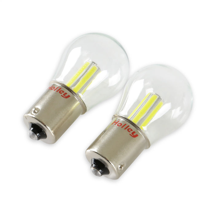 Holley HLED04 Holley Retrobright LED Bulb; 1156 Retrobright; 5700K; Modern White; - Truck Part Superstore