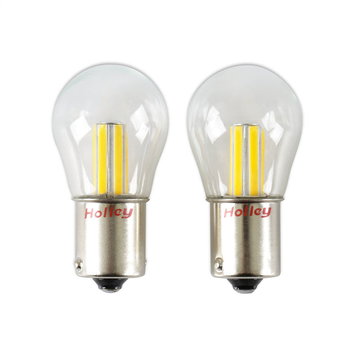 Holley HLED05 Holley Retrobright LED Bulb; 1156 Retrobright; 3000K; Classic White; - Truck Part Superstore