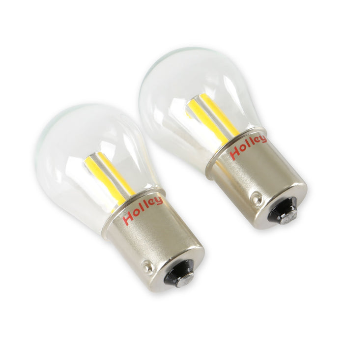 Holley HLED05 Holley Retrobright LED Bulb; 1156 Retrobright; 3000K; Classic White; - Truck Part Superstore