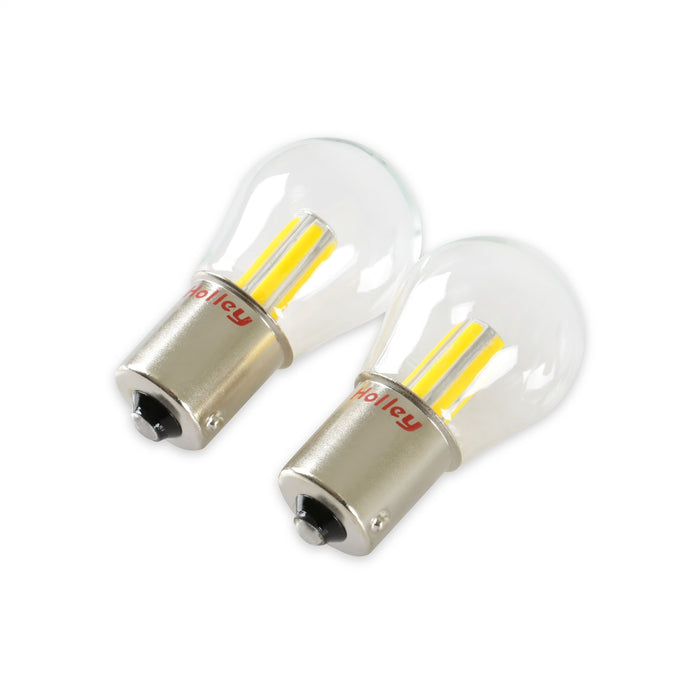 Holley HLED15 Holley Retrobright LED Bulb; 1156 Retrobright; Amber; - Truck Part Superstore