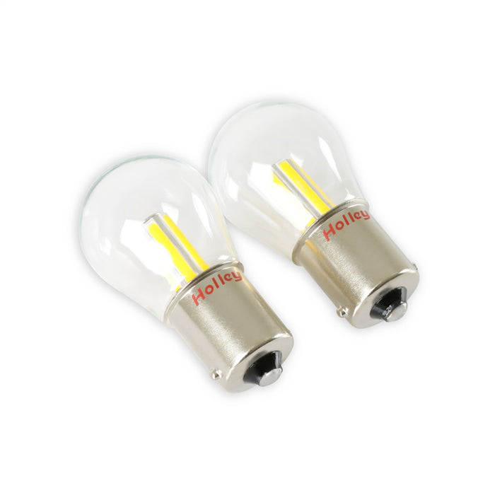 Holley HLED15 Holley Retrobright LED Bulb; 1156 Retrobright; Amber; - Truck Part Superstore