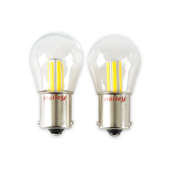 Holley HLED25 Holley Retrobright LED Bulb; 1156 Retrobright; Red; - Truck Part Superstore