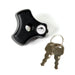 Hi-lift Jack HM-LK Secure your Hi-Lift on your Hood Mount with a quality key-locking knob. - Truck Part Superstore