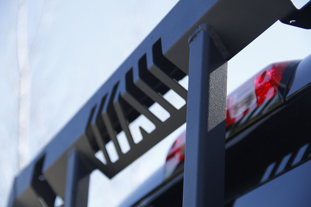Fab Fours HR2000-1 Headache Rack; 2 Stage Black Powder Coated; - Truck Part Superstore