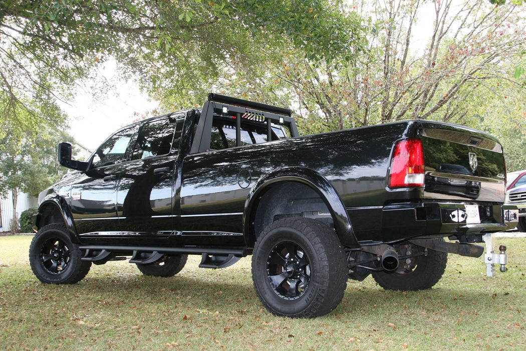 Fab Fours HR2002-1 Headache Rack; 2 Stage Black Powder Coated; - Truck Part Superstore